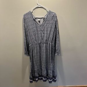 OLD NAVY Peasant Dress
